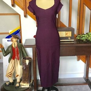 Stop Staring Wiggle Dress Eggplant Size XL